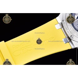 Royal Oak Offshore Chronograph Ryder Cup SS/RUB Blue Yellow/Stk JF A7750