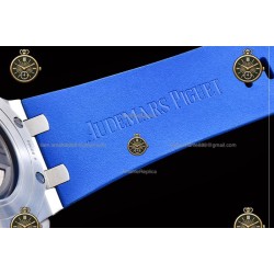 Royal Oak Offshore Chronograph Ryder Cup SS/RUB Blue Yellow/Stk JF A7750