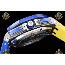 Royal Oak Offshore Chronograph Ryder Cup SS/RUB Blue Yellow/Stk JF A7750