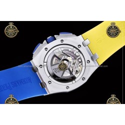 Royal Oak Offshore Chronograph Ryder Cup SS/RUB Blue Yellow/Stk JF A7750