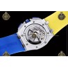 Royal Oak Offshore Chronograph Ryder Cup SS/RUB Blue Yellow/Stk JF A7750