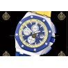 Royal Oak Offshore Chronograph Ryder Cup SS/RUB Blue Yellow/Stk JF A7750