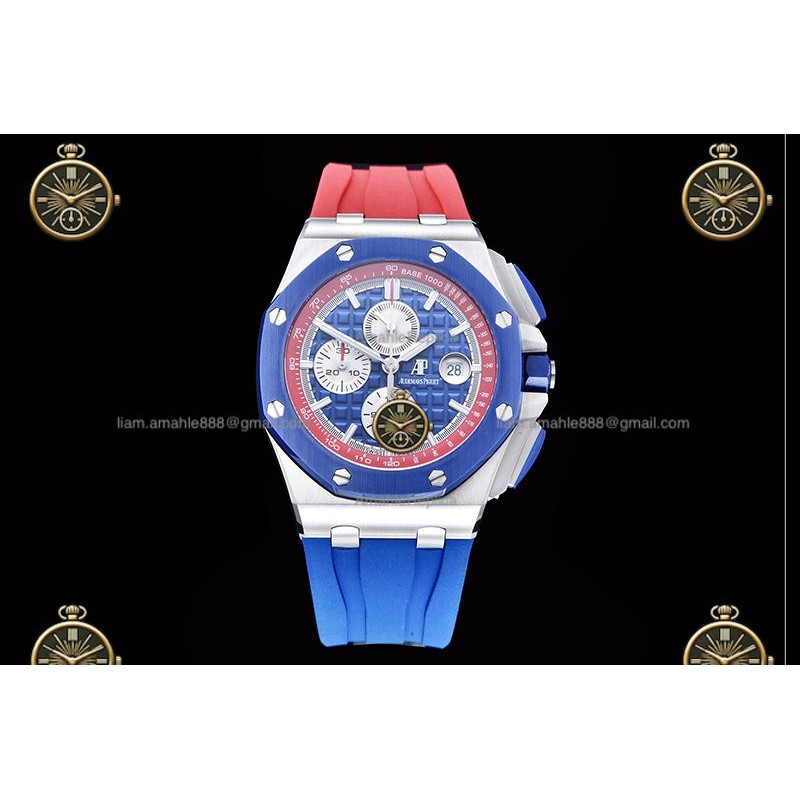 Royal Oak Offshore Chronograph Ryder Cup SS/RUB Blue/Stk JF A7750