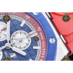 Royal Oak Offshore Chronograph Ryder Cup SS/RUB Blue/Stk JF A7750