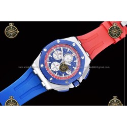 Royal Oak Offshore Chronograph Ryder Cup SS/RUB Blue/Stk JF A7750