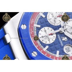 Royal Oak Offshore Chronograph Ryder Cup SS/RUB Blue/Stk JF A7750