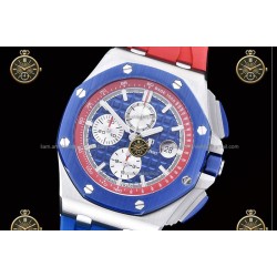Royal Oak Offshore Chronograph Ryder Cup SS/RUB Blue/Stk JF A7750