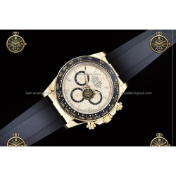 Daytona 40MM 126518LN 904L Wtd YG/CER/RU Gold/Stk ZF SH4131