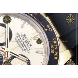 Daytona 40MM 126518LN 904L Wtd YG/CER/RU Gold/Stk ZF SH4131