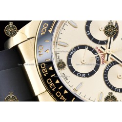 Daytona 40MM 126518LN 904L Wtd YG/CER/RU Gold/Stk ZF SH4131