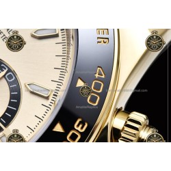 Daytona 40MM 126518LN 904L Wtd YG/CER/RU Gold/Stk ZF SH4131