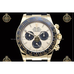 Daytona 40MM 126518LN 904L Wtd YG/CER/RU Gold/Black/Stk ZF SH4131