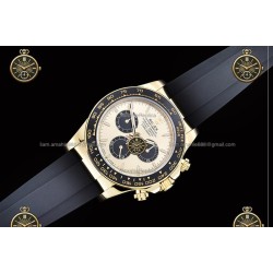 Daytona 40MM 126518LN 904L Wtd YG/CER/RU Gold/Black/Stk ZF SH4131