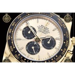 Daytona 40MM 126518LN 904L Wtd YG/CER/RU Gold/Black/Stk ZF SH4131