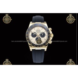 Daytona 40MM 126518LN 904L Wtd YG/CER/RU Gold/Black/Stk ZF SH4131