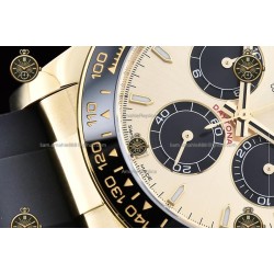 Daytona 40MM 126518LN 904L Wtd YG/CER/RU Gold/Black/Stk ZF SH4131