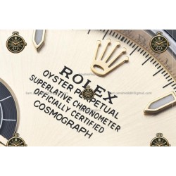 Daytona 40MM 126518LN 904L Wtd YG/CER/RU Gold/Black/Stk ZF SH4131