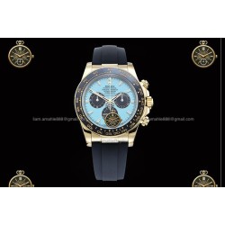 Daytona 40MM 126518 904L Wtd YG/CER/RU Blue/Black/Stk ZF SH4131