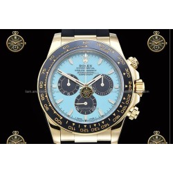 Daytona 40MM 126518 904L Wtd YG/CER/RU Blue/Black/Stk ZF SH4131