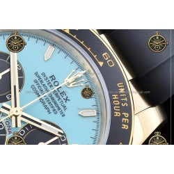Daytona 40MM 126518 904L Wtd YG/CER/RU Blue/Black/Stk ZF SH4131