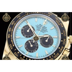 Daytona 40MM 126518 904L Wtd YG/CER/RU Blue/Black/Stk ZF SH4131