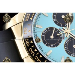 Daytona 40MM 126518 904L Wtd YG/CER/RU Blue/Black/Stk ZF SH4131