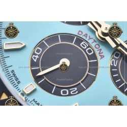 Daytona 40MM 126518 904L Wtd YG/CER/RU Blue/Black/Stk ZF SH4131