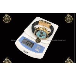 Daytona 40MM 126518 904L Wtd YG/CER/RU Blue/Black/Stk ZF SH4131