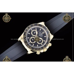 Daytona 40MM 126518 904L Wtd YG/CER/RU Black/Black/Stk ZF SH4131