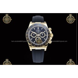 Daytona 40MM 126518 904L Wtd YG/CER/RU Black/Black/Stk ZF SH4131