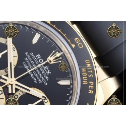 Daytona 40MM 126518 904L Wtd YG/CER/RU Black/Black/Stk ZF SH4131