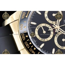 Daytona 40MM 126518 904L Wtd YG/CER/RU Black/Black/Stk ZF SH4131