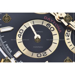 Daytona 40MM 126518 904L Wtd YG/CER/RU Black/Black/Stk ZF SH4131