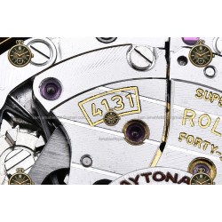 Daytona 40MM 126518 904L Wtd YG/CER/RU Black/Black/Stk ZF SH4131