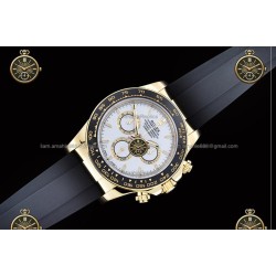 Daytona 40MM 126518LN 904L Wtd YG/CER/RU White/White/Stk ZF SH4131
