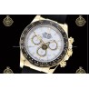 Daytona 40MM 126518LN 904L Wtd YG/CER/RU White/White/Stk ZF SH4131
