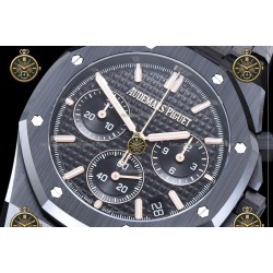 Royal Oak Chronograph CER/CER Black/Stk ZF SH4401