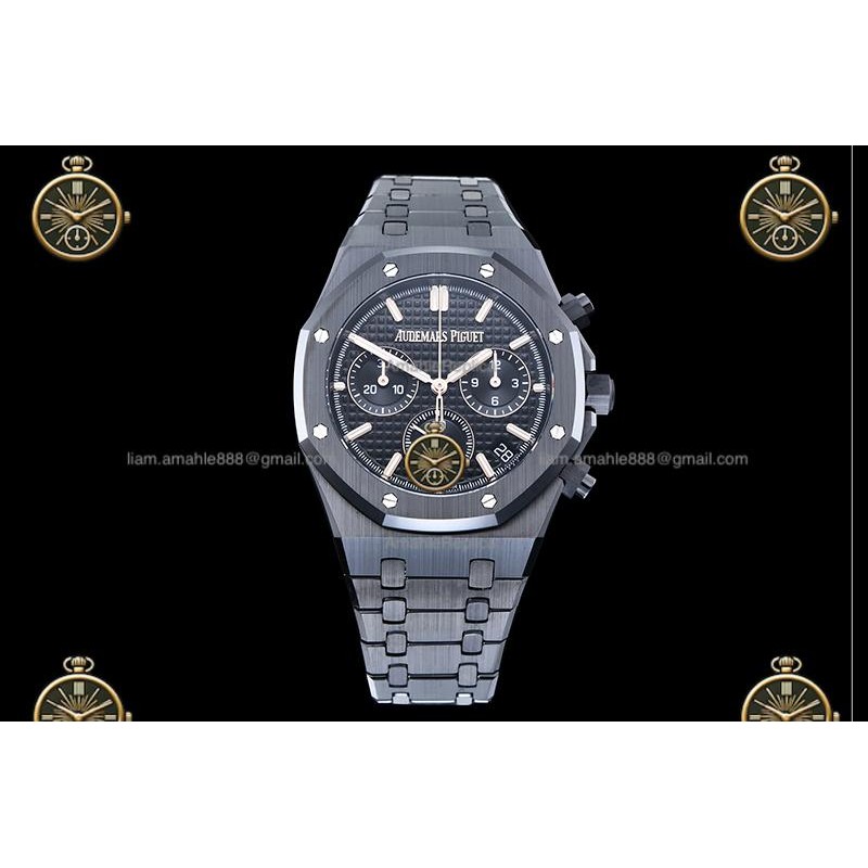 Royal Oak Chronograph CER/CER Black/Stk ZF SH4401