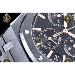 Royal Oak Chronograph CER/CER Black/Stk ZF SH4401