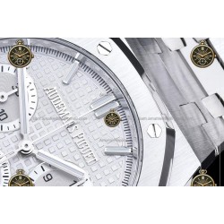 Royal Oak Chronograph SS/SS Silver/Stk ZF SH4401
