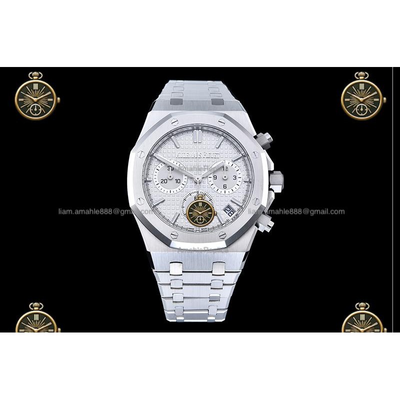 Royal Oak Chronograph SS/SS Silver/Stk ZF SH4401