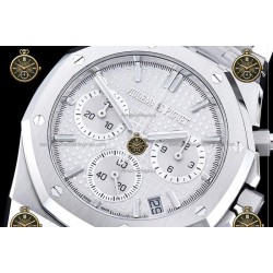 Royal Oak Chronograph SS/SS Silver/Stk ZF SH4401