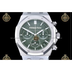 Royal Oak Chronograph SS/SS Green/Stk ZF SH4401