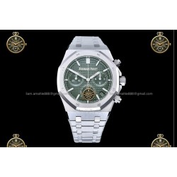 Royal Oak Chronograph SS/SS Green/Stk ZF SH4401