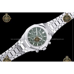 Royal Oak Chronograph SS/SS Green/Stk ZF SH4401