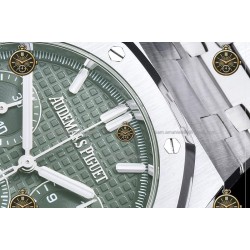 Royal Oak Chronograph SS/SS Green/Stk ZF SH4401
