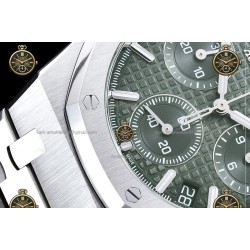 Royal Oak Chronograph SS/SS Green/Stk ZF SH4401