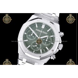 Royal Oak Chronograph SS/SS Green/Stk ZF SH4401