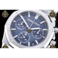Royal Oak Chronograph SS/SS Blue/Stk ZF SH4401