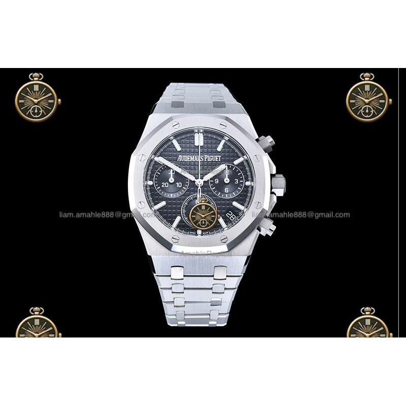 Royal Oak Chronograph SS/SS Black/Stk ZF SH4401